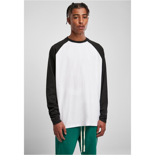 UC Men Organic Oversized Raglan Long Sleeves White/Black Slike