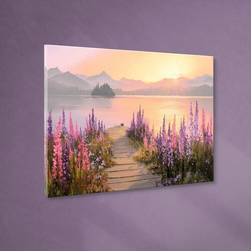 Styler Slika 113x85 cm Lupine Shore &amp;ndash; Slike