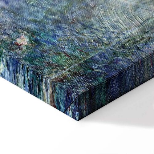  Slika - Claude Monet &amp;ndash; The Water Lilies &amp;ndash; Clear Morning with Willows 100x40 Premium Print Slike