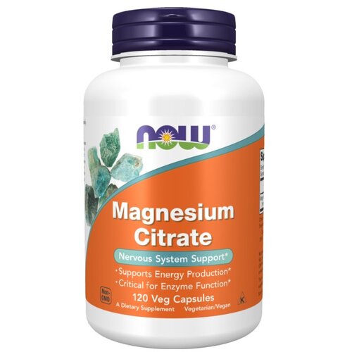 Now Foods Magnezijev citrat NOW (120 kapsul) Slike