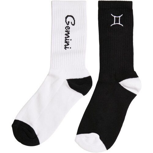 MT Accessoires Zodiac Socks 2-Pack Black/White Gemini Slike