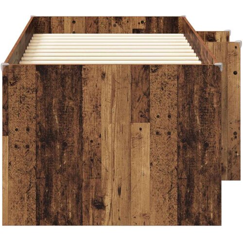 Kreveta za visoko spavanje djece 2 pcs Staro drvo 98.5 x 200 cm - Staro drvo 100 x 200 cm Slike