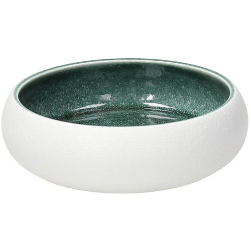 Tognana Skledica Elipse 14xh4,5cm / belo-zelena / keramika, (5000199268) Slike