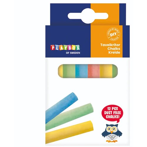 Playbox &amp;Scaron;areni set od 12 kreda Slike