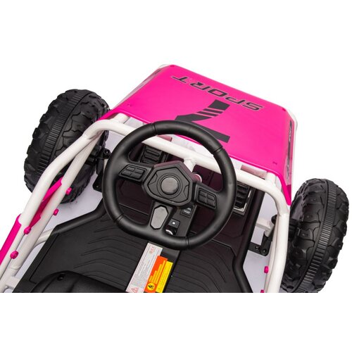 Lean Toys Otro&amp;scaron;ki avto Buggy A8812 roza 24V Slike