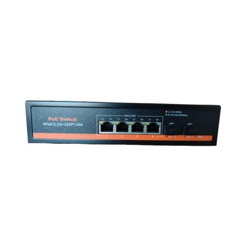 ExeLink SMX1006P neupravljivi poe switch 4x1/2.5G base-t (POE/POE+),2x1G/10 ge base-x sfp+ porta Cene