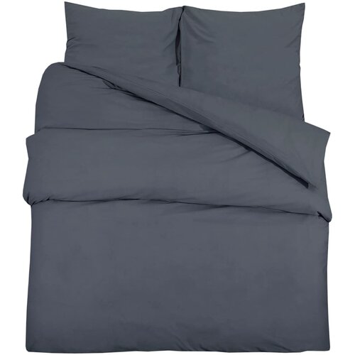Maison Chic Komplet posteljnine - Posteljnina antracit 260x240 cm bombaž, (21786805) Slike