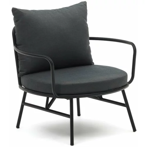 Kave Home Crna metalna vrtna stolica Bramant -