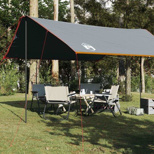  The Living Store Ponjava za kampiranje oranžna 460x305x210 cm vodoodporna - Ponjava Za Kampiranje, (21456409) Slike