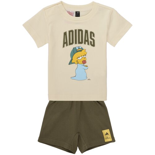 Adidas Otro&amp;scaron;ki kompleti The Simpsons Tee Set Kids Kostanjeva Slike