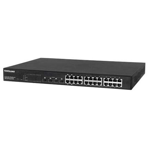 Intellinet 561372 Upravljivi, 24 RJ-45 portova, 8K, 48Gbps svič Slike