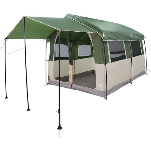  Obiteljski &amp;scaron;ator s krovom Zelena i bijela 324 x 255 x 230 cm Slike