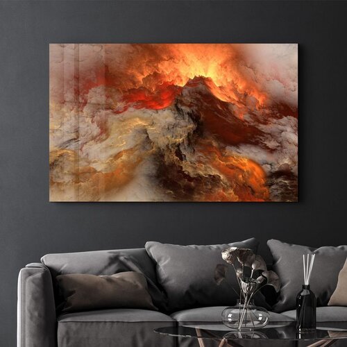 WALLXPERT OGLS-5072 - Višenamenska Tempered Staklena Slika 35 x 55 cm Cene