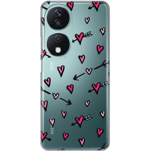 torbica silikonska print skin za honor X7b heart pattern Slike