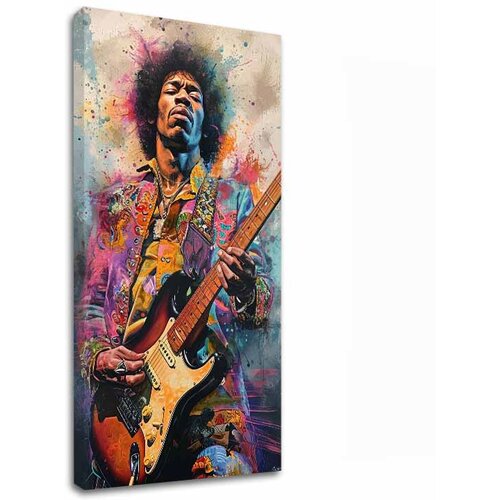  Image JIMI HENDRIX - Vatreni tonovi | 100% originalna akrilna boja Cene
