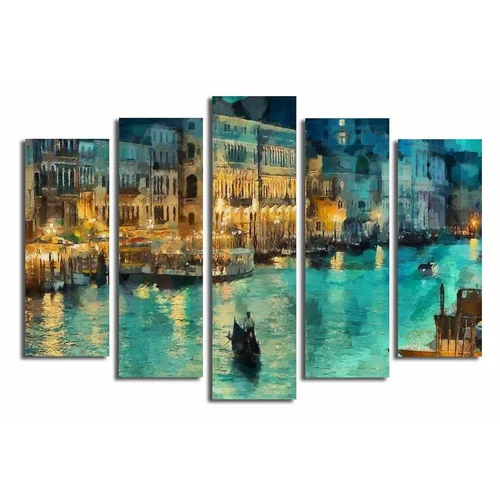 Wallity Slike u setu od 5 kom 19x70 cm Venice -