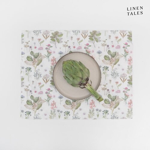 Linen Tales Tekstilni podmetač 35x45 cm White Botany – Cijene