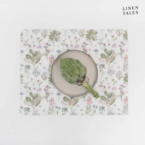 Linen Tales Tekstilni podmetač 35x45 cm White Botany –