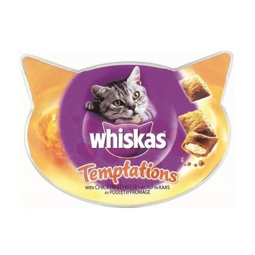 Whiskas Temptations pi&scaron;čanec/sir 60 g Cene