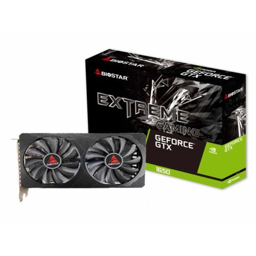 Biostar GTX1650 NVD/4G/GDDR6/128bit Grafička karta Slike