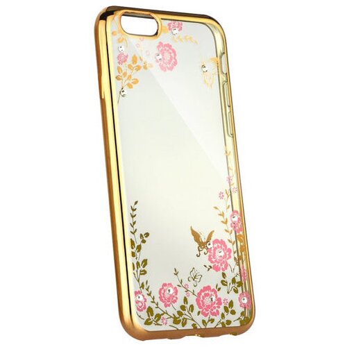 Mobiline gel etui flower zlati za huawei P30 lite Cene