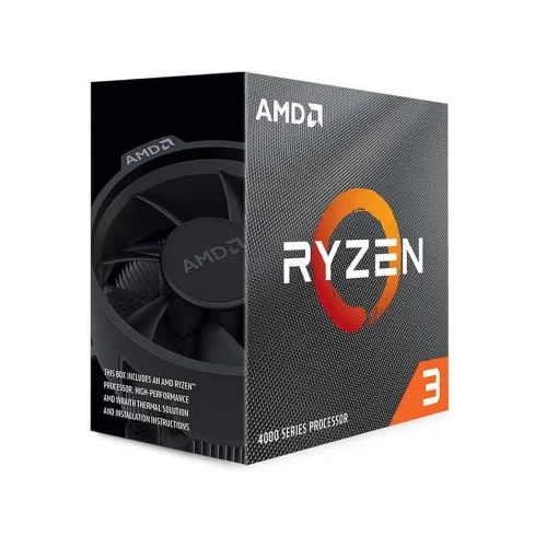 AMD Ryzen 3 4300G AM4 4 cores, 8 threads, 3.8GHz, 4MB L3,65W