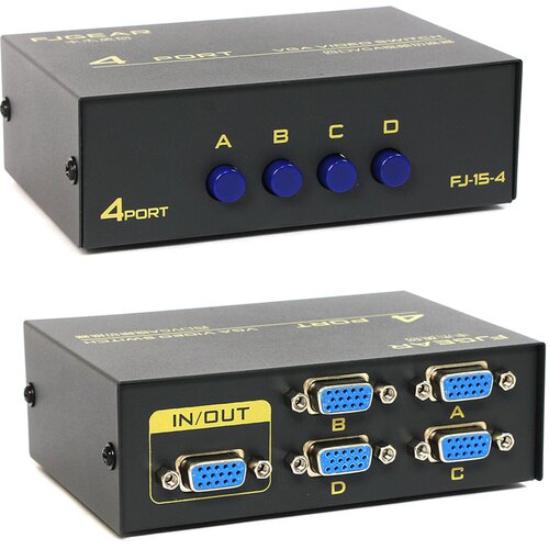  KVM switch 4 PC-a na isti monitor Cene
