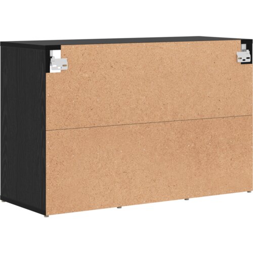 VidaXL ormar za cipele crni hrast 52.5 x 30 x 50 cm konstruirano drvo Slike