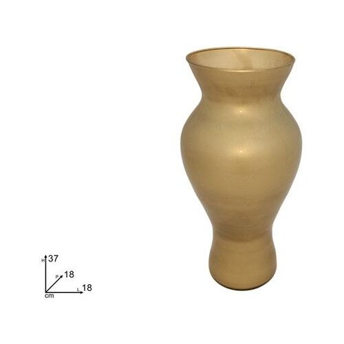  VAZA FLORA 37 CM ZLATNA STAKLENA Cijene