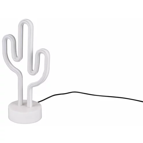 Tri O Bijela LED stolna lampa (visina 29 cm) Cactus -