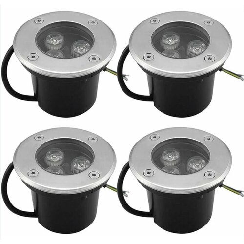 Venisymlis 4 Kosi 3W Ip65 Zunanji Vgradni Led Reflektor 270 Lumnov Okrogla Led Vrtna Luč Zunanji Vrt L, (22068147) Slike