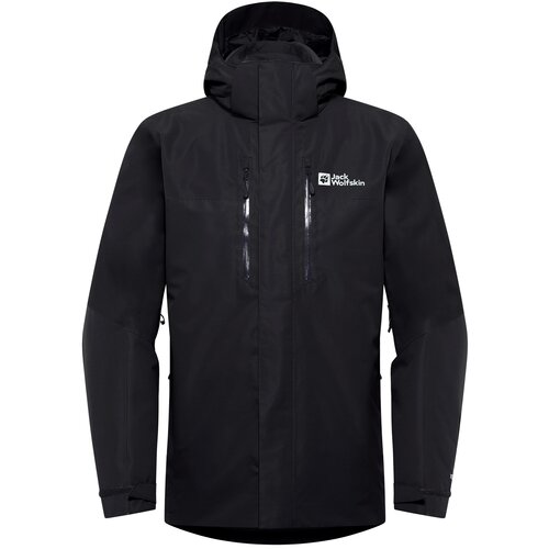 Jack Wolfskin Zunanja jakna &amp;#039;JASPER&amp;#039; črna / bela Slike