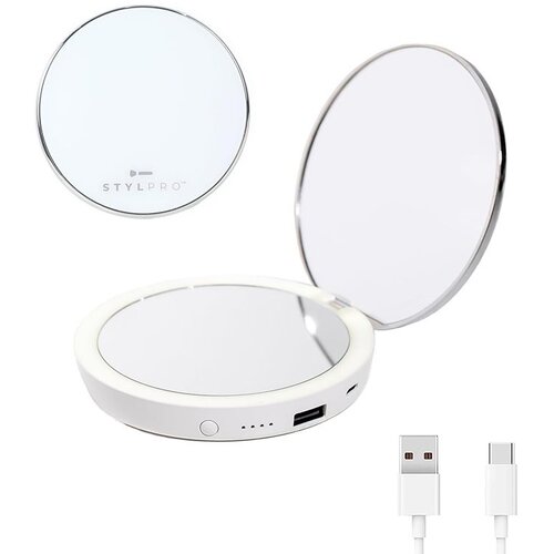 Stylpro Flip'n'Charge ogledalo, Bijelo Cene