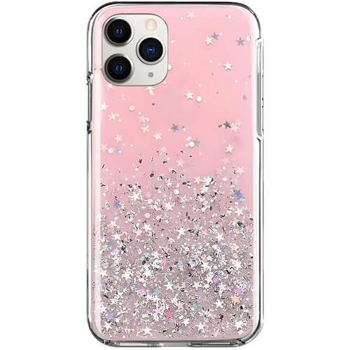 Wozinsky Star Glitter silikonska futrola za Apple iPhone 12 Pro Max - Svijetlo roza KP8756 Cijene