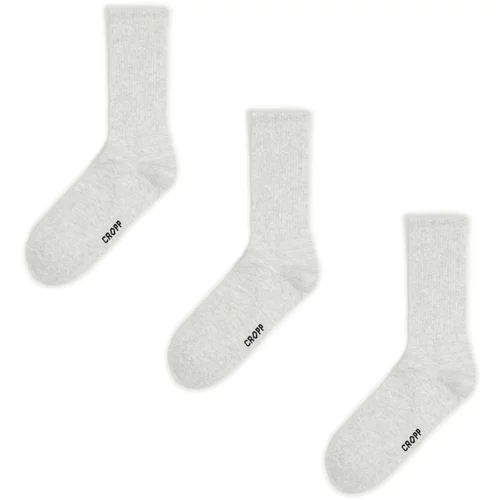 Cropp muški 3-paket čarapa - Svijetlo siva  3257Z-09X