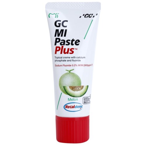 Gc MI Paste Plus remineralizirajuća za&amp;scaron;titna krema za osjetljive zube s fluoridem okus Melon 35 ml Slike