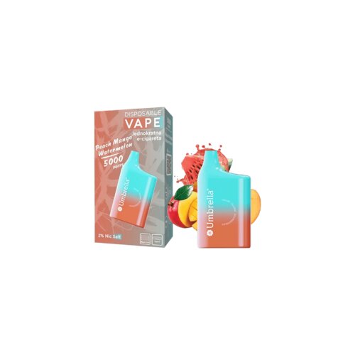 Umbrella 5000 Puffs Peach Mango Water. 20mg Cijene