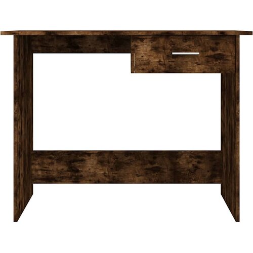  Radni stol boja dimljenog hrasta 100x50x76 cm konstruirano drvo Slike