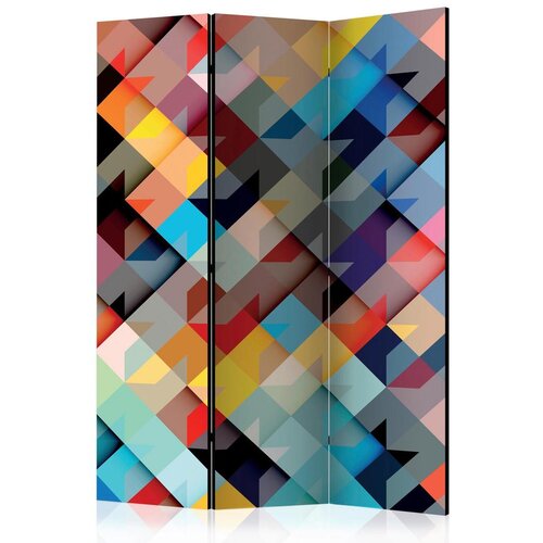 Artgeist Paravan Colour Patchwork, 3-Delni, Dvostranski Cene