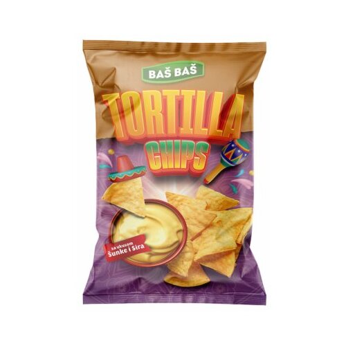 Ba&amp;scaron; Ba&amp;scaron; ČIPS TORTILJA &amp;Scaron;UNKA SIR 125G Slike