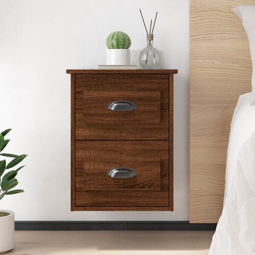 vidaXL Zidni noćni ormarići 2 kom smeđa boja hrasta 41 5x36x53 cm Cijene