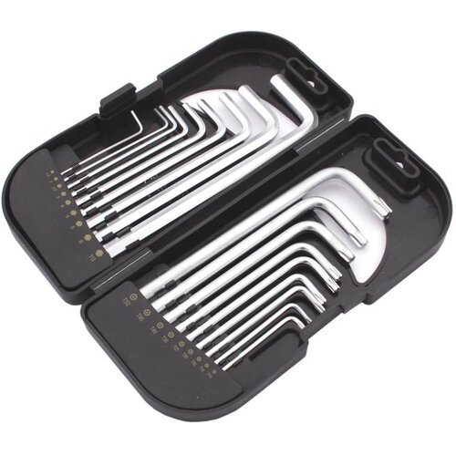  Set 18 imbus in torx ključev dolgih + &amp;scaron;katlica Slike
