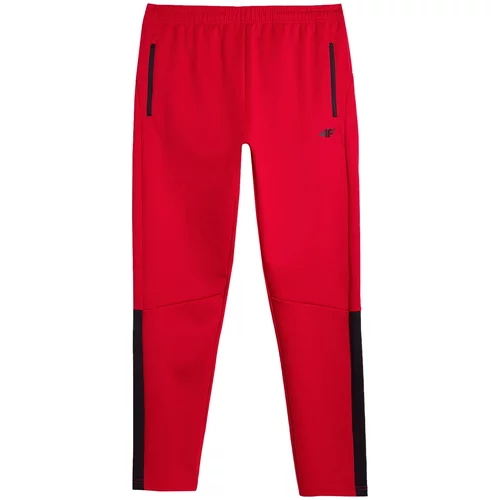 4f Športne hlače rdeča / črna