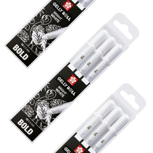 Royal Talens Gelna pisala Sakura Gelly Roll bright white - 3 kosi | različne variante Cene