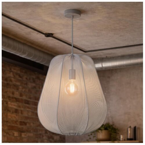 Brilagi LED luster na sajli ARVEN 1xE27/8W/230V, prečnik 37 cm, siva Cene