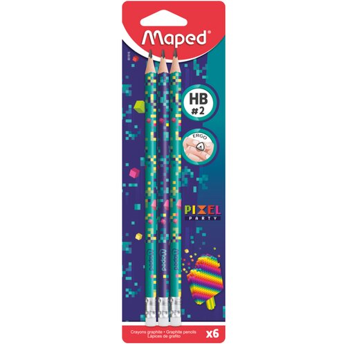 Maped grafitna olovka   sa gumicom pixel blister 1/6 Cene