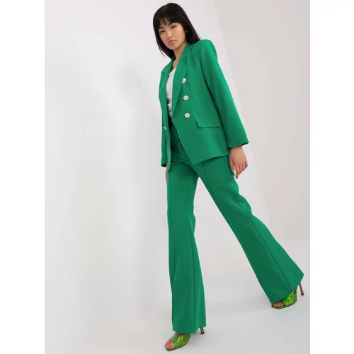 Fashion Hunters Green women's elegant set with jacket