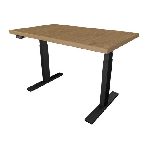 Uvi Desk črni okvir z namizno ploščo (naravni hrast) Cene