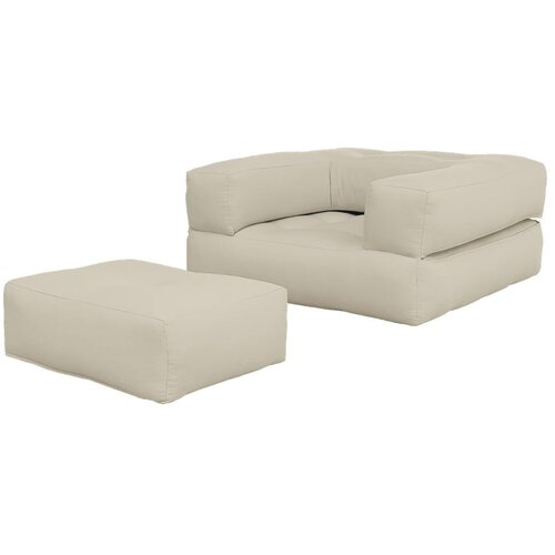 Karup Design Raztegljiv fotelj Cube Beige Cene