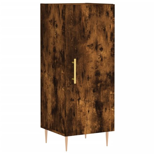 Maison Chic Komoda - Predalnik dimljeni hrast 34,5x34x90 cm inženirski les, (21718305) Slike